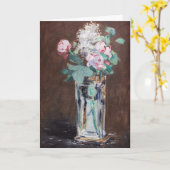 Carte Edouard Manet - Fleurs dans un Vase de Cristal (Fleur jaune)
