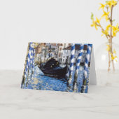 Carte Edouard Manet - Grand Canal, Venise (Fleur jaune)