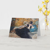 Carte Edouard Manet - Lady avec fans (Fleur jaune)