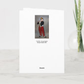 Carte Edouard Manet - Le Fifer / Jeune Flutiste (Dos)