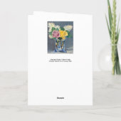 Carte Edouard Manet - Lilacs et Rose (Dos)