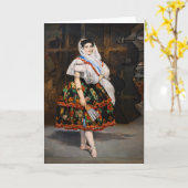 Carte Edouard Manet - Lola de Valence (Fleur jaune)