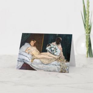 Carte Edouard Manet - Olympia