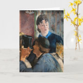Carte Edouard Manet - Serveuse de bock (Fleur jaune)