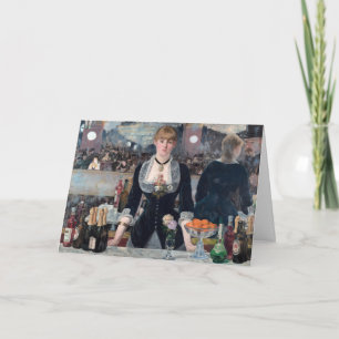 Carte Edouard Manet - Un bar aux Folies-Bergere
