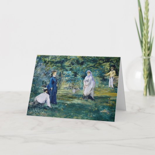 Carte Edouard Manet - Une partie de croquet (Devant)