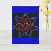 Carte Édredon d'étoile (Fleur jaune)