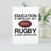 Carte Éducation et rugby (Debout devant)