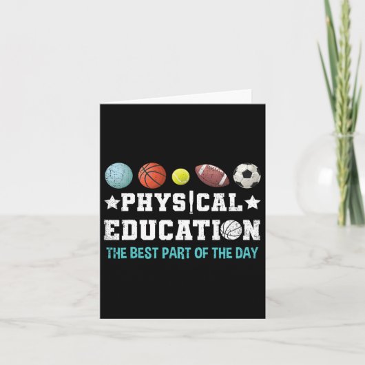 Carte Éducation Pe Enseignant Forte École P.e. Professeu (Devant)