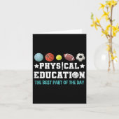 Carte Éducation Pe Enseignant Forte École P.e. Professeu (Fleur jaune)