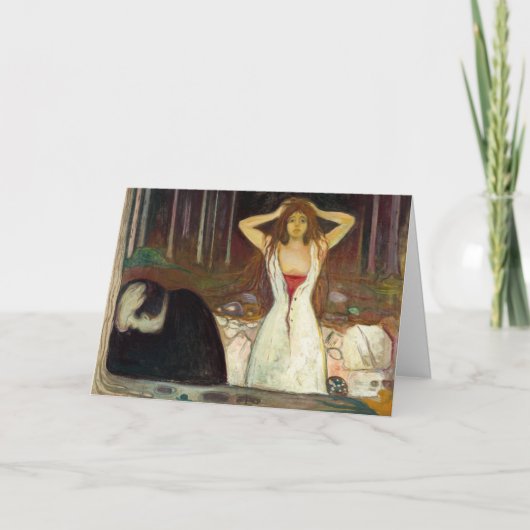 Carte Edvard Munch - Ashes (Devant)