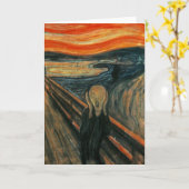 Carte Edvard Munch - le cri perçant (Fleur jaune)