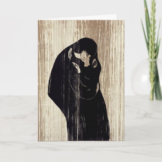 Carte Edvard Munch - Le Kiss IV (Devant)