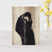 Carte Edvard Munch - Le Kiss IV (Fleur jaune)