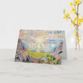 Carte Edvard Munch - Le Soleil 1910 (Fleur jaune)