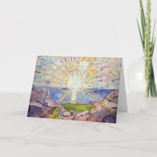 Carte Edvard Munch - Le Soleil 1911 (Devant)