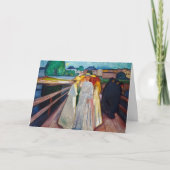Carte Edvard Munch - Les filles sur le pont 1903 (Devant)