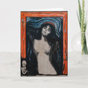 Carte Edvard Munch - Madonna Lithographie