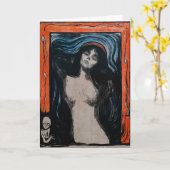 Carte Edvard Munch - Madonna Lithographie (Fleur jaune)