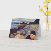 Carte Edvard Munch - Melancholy (Fleur jaune)