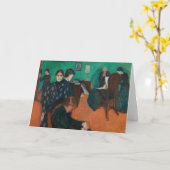 Carte Edvard Munch - Mort dans la salle de repos v1 (Fleur jaune)