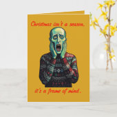 Carte Edvard Munch Noël n'est pas une saison (Fleur jaune)