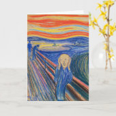 Carte Edvard Munch - The Scream 1895 (Fleur jaune)