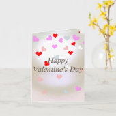 Carte Effet perle blanche avec coeur (Fleur jaune)