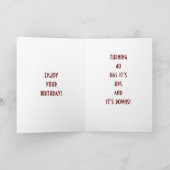 Carte EFFETS SUR L'ÂGE DU ROLLERCOASTRE **40e** (Intérieur)