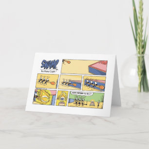 Carte Effort d'équipe d'anniversaire de fourmi de marais