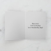 Carte Éffrayant Aura Jumelé "HEUREUX 2e ANNIVERSAIRE" (Intérieur)