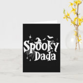 Carte Éffrayant Dada Witch Drôle Halloween Costume Papa (Fleur jaune)