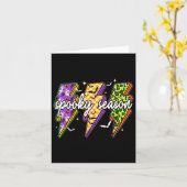 Carte Éffrayant éclair Funny Halloween Éffrayante Seaso (Fleur jaune)