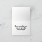 Carte Éffrayant Happy Halloween Citrouille Illustration (Intérieur)