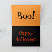 Carte Effrayant sourire d'Halloween (Intérieur)