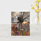 Carte Éffrayant Spider Halloween Décorations de bureau P (Fleur jaune)