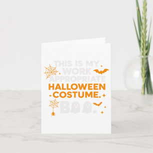 Carte Éffrayant Vibes Tarot Halloween Ghost Retro Citrou
