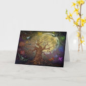 Carte éffrayante Arborescence (Fleur jaune)