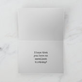 Carte Éffrayante Aura Jumelée "HEUREUX ANNIVERSAIRE !" (Intérieur)