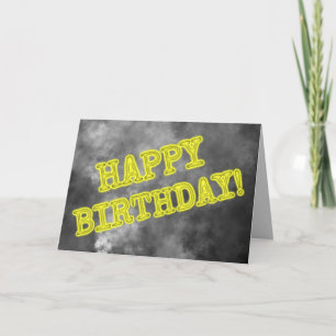 Carte Éffrayante Aura Jumelée "HEUREUX ANNIVERSAIRE !"