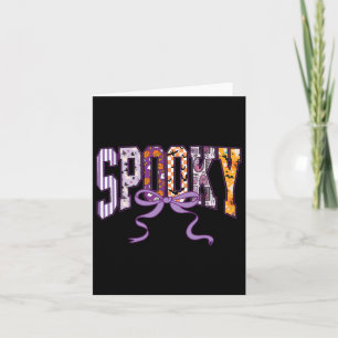 Carte Éffrayante Chemise Halloween mignonne Fantômes Cit