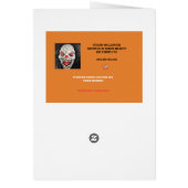 CARTE ÉFFRAYANTE DE HALLOWEEN (Dos)