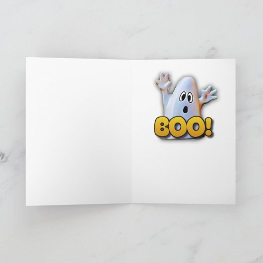 Carte éffrayante de Halloween (Intérieur)