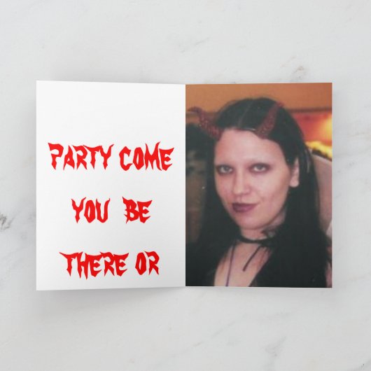 Carte effrayé (Intérieur)