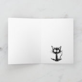 Carte Effrayez le chat noir (Intérieur)