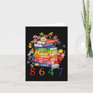 Carte Egalité des droits Livre Flower 8647 Femmes Droits