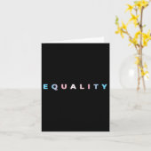 Carte Égalité Subtil Drapeau Trans Fierté Transgenre Dro (Fleur jaune)