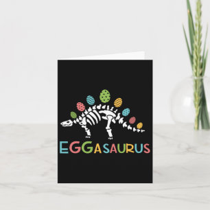 Carte Eggasaurus Easter Stegosaurus Dinosaur Garçons T
