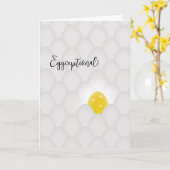 Carte Eggceptionnel ! Félicitations pour l'Œuf Jaune Pai (Fleur jaune)