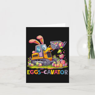 Carte Eggscavator Chasse aux Oeufs de Pâques Camions de
